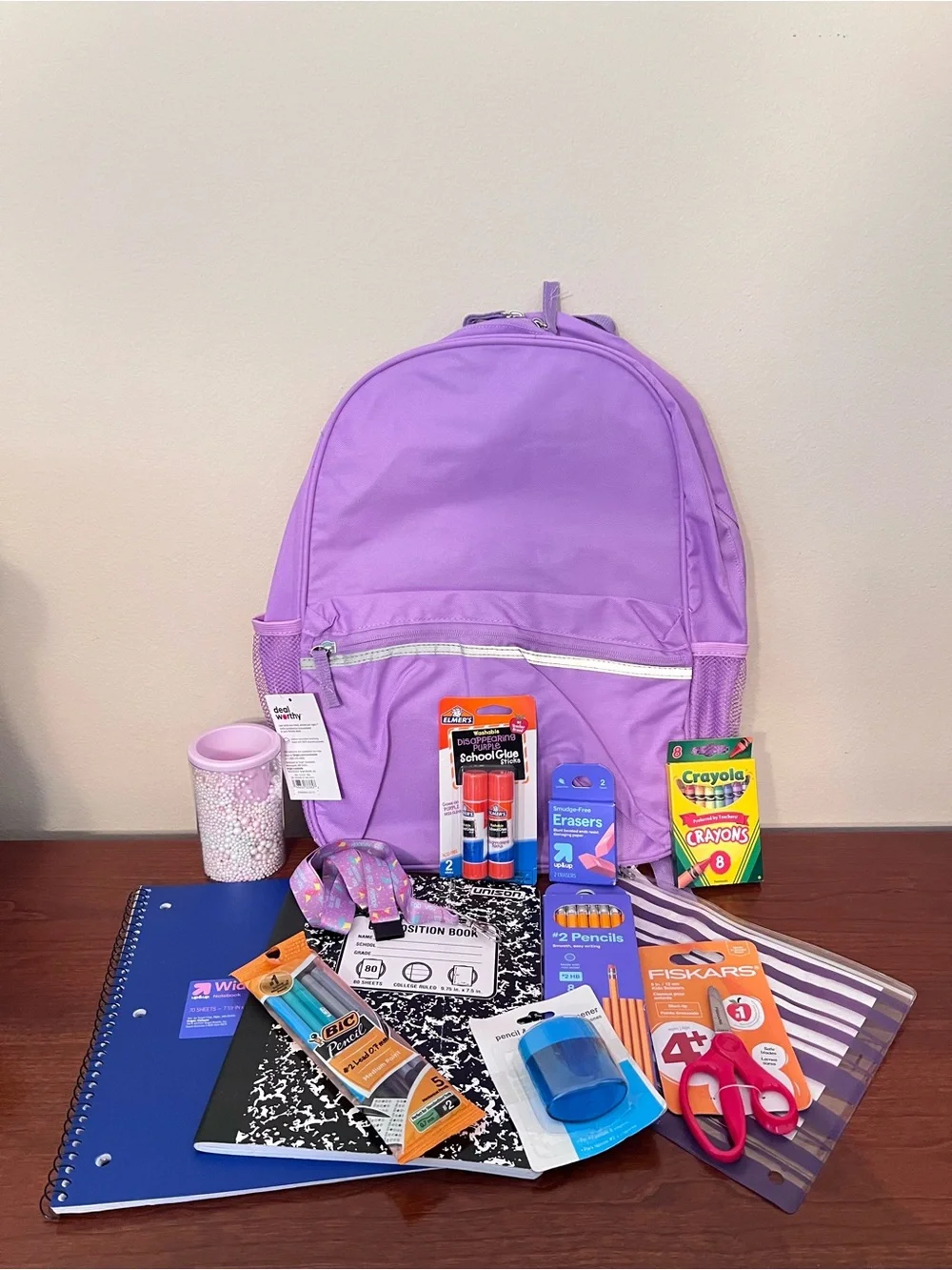 Bookbag Backpack School Essentials Back to School Starter Kit - Supplies Bundle